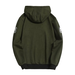 Sudadera con capucha de calle de gran tamaño antipilling de algodón de alta calidad transpirable Drop Shoulder Plain Ninja Hoodies para mujer - Product Image 2