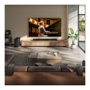 Barre de son Hisense série Ax 5.1.4, 6 haut-parleurs, caisson de basses 12 pouces à large bande, sans fil, 600W pour DTS X, USB Toslink - Product Image 5