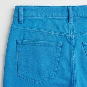 Pantalones Vaqueros de Mezclilla de Moda al por Mayor, Pantalones de Mujer de Corte Recto con Bolsillos Rotos, Pantalones de Calle de Tendencia para Mujer con Servicio OEM - Product Image 5