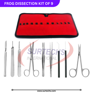 Nouveau Kit de dissection de grenouille chirurgicale de 9 pièces Kit d'étudiants en biologie en acier inoxydable allemand Nouvelle arrivée Oem accepté - Product Image 2