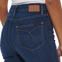 Jeans décontractés confortables et respirants à taille mi-haute, coupe droite, couleur unie, construction durable, mouvements faciles, 100 % coton, écologiques