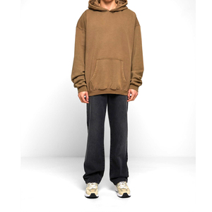 Wholesale Manufacturer Street Wear Custom Logo Acid Washed Winter Fleece Hoodies Men High Quality <b>Light</b> Weight in <b>Cheap</b> Price - Product Image 4