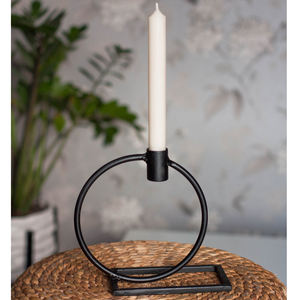 Nuevo candelabro colgante de hierro de Metal de forma única para decoración de jardín al aire libre con revestimiento negro mate - Product Image 3