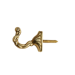 Top Selling Solid Brass <b>Hook</b> <b>for</b> <b>Wall</b> Mounting or Hanging <b>Coats</b> and Keys Use Available at Worldwide Supply from India - Product Image 1