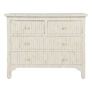 Gabinete de almacenamiento de cajones florales con incrustaciones para sala de estar y almacenamiento de muebles de dormitorio para hogares - Product Image 3