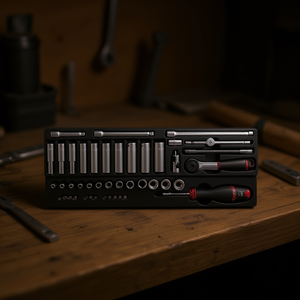 Ensemble d'outils Usag de 44 pièces avec cliquet et douilles pour une utilisation pratique - Product Image 3