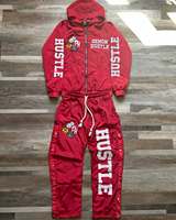 Jaket Celana Tracksuit Windbreaker Unisex Anti Angin Vintage Nylon Oversize Ramah Lingkungan dengan Logo Custom