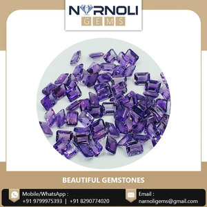 Piedra Preciosa Suelta de Amatista Púrpura Natural, Corte Octogonal de 14x10 mm, Cristal de Cuarzo Facetado de Alta Calidad para Biseles de Anillos Personalizados - Product Image 2