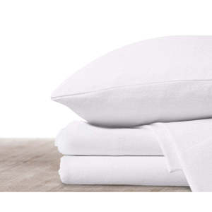 Ensemble de draps plats et ajustés en flanelle brossée douce, taille King, 6 pièces, style uni pour la maison - Product Image 6