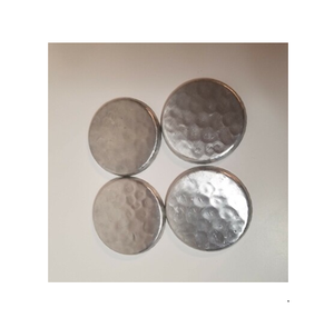 Sous-verre personnalisable en aluminium et acier inoxydable forme ronde taille personnalisée au meilleur prix - Product Image 2