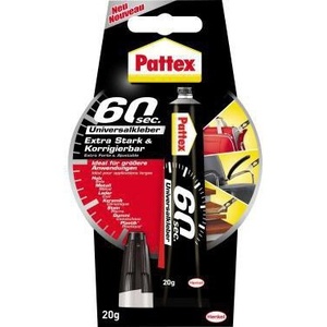 Pattex 60 Sec. Colle liquide tout usage non lavable 20g non rechargeable 20g PATTEX - Product Image 1