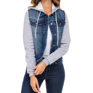 Chaquetas Vaqueras con Capucha para Mujer, Nuevas, Elegantes y a la Moda, Personalizables, Venta Directa de Fábrica - Product Image 4