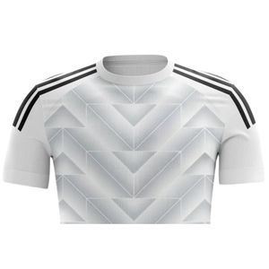 ชุดฟุตบอลผู้ใหญ่แบบยูนิเซ็กซ์ ระบายอากาศ แห้งเร็ว ผลิตตามสั่ง ด้วยเทคนิคการพิมพ์แบบซับลิเมชั่น เป็นมิตรกับสิ่งแวดล้อม ผลิตจากโพลีเอสเตอร์ 100% คอกลม แขนสั้น แบบสั่งทำ - Product Image 4