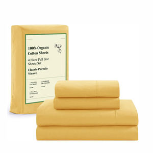 Drap-housse personnalisé de la meilleure qualité housse de matelas double élastique ensemble de literie en tissu de coton percale tissée - Product Image 6