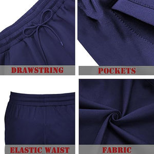 Ensemble de survêtement en polyester pour homme, fermeture éclair, léger, respirant, entraînement en salle de sport, jogging, veste décontractée - Product Image 3