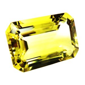 Quartz citron naturel en forme d'octogone pierre précieuse en vrac prix de gros naturel facettes coupe lâche véritable pierre précieuse de guérison en vrac OEM - Product Image 1