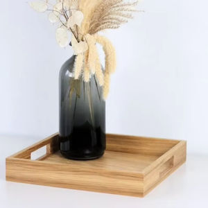 Round Acacia Wooden <b>Serving</b> Plates <b>Indian</b> Made Natural wood crafts Wooden <b>Serving</b> Plates and <b>Dishes</b> Wooden Round <b>Serving</b> Tray - Product Image 1