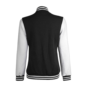Chaqueta universitaria para mujer con diseño de impresión personalizable Chaqueta universitaria de béisbol vintage con botones clásicos Premium - Product Image 5
