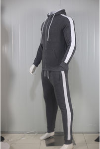 Chándal personalizado Tech de lana para hombre, ropa informal, Jersey, sudaderas con capucha, chándal de invierno para hombre, conjuntos de Jogger de etiqueta privada, OEM - Product Image 4