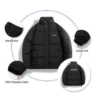 2025 Winter Outdoor <b>Men's</b> <b>Puffer</b> <b>Jackets</b> with Stand Collar Waterproof Windproof Eco-Friendly Quick Dry - Product Image 2