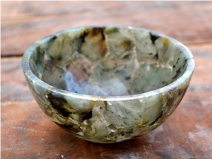 Bol de pierres précieuses en labradorite naturelle sculptée à la main de qualité supérieure Rare Spectrolite Stone Home Decor Meditation Crystal Chakra Flashy Premium - Product Image 3