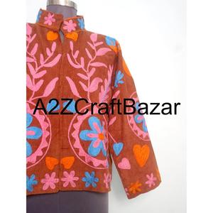 Chaqueta Corta Étnica Bordada Tradicional al por Mayor para Mujer, Chaquetas Cortas de Invierno, Proveedor de Ropa de Moda - Product Image 4