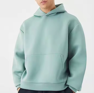 เสื้อฮู้ดกันหนาวผ้าฝ้าย70% 30% โพลีเอสเตอร์ผ้าฟลีซปักลายออกแบบได้ตามต้องการสำหรับผู้ชาย - Product Image 6