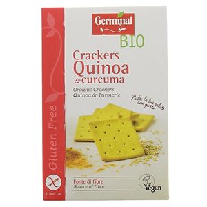 Snacks de Quinoa Germinal con Cúrcuma, Horneados, Salados, Sin Gluten, 150g, Granos Duros - Product Image 1