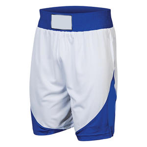 Best Quality 100% Polyester Men's Panelled Boxing Sleeveless Jersey with <b>Elastic</b> <b>Waistband</b> Martial Arts Wear Shorts Set on Sale - Product Image 4