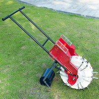 Semoirs de maïs manuels à 7 buses et machine à planter planteuse de maïs à poussée manuelle semoir de maïs à une rangée avec engrais