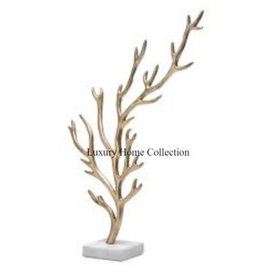 Dernier modèle Arrivée Design Unique Couleur Argent Nickelé Brillant Polonais Attrayant Look Décor À La Maison Objet Avec Base En Bois - Product Image 6