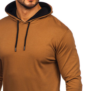 Broderie personnalisée, tissu doux 100% French Terry, sweat à capuche à manches longues, uni, vierge, thermique, pour adultes, garçons, utilisation hivernale - Product Image 4