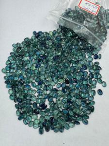 Kyanite สีครามธรรมชาติอัญมณีหลวมเหลี่ยมเพชรพลอยรูปไข่ขนาด7x9มม. มีเอกลักษณ์และสวยงาม - Product Image 4