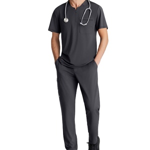 2026 Summer Hot Sale Medical <b>Scrub</b> Set Unisex Lightweight Breathable Soft Jogger Style Hospital Uniforms Custom <b>Nursing</b> <b>Scrubs</b> - Product Image 1