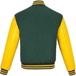 Streetwear vintage grande taille de haute qualité veste universitaire avec logo personnalisé vestes universitaire, baseball, veste pour hommes - Product Image 2