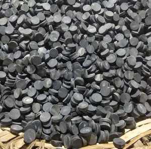 Boutons-pression en corne de buffle naturelle faits à la main, écologiques, de haute qualité, motif rond sans trou, fabricant indien de premier plan, noir - Product Image 4