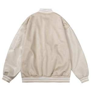 Chaqueta de equipo Letterman en blanco para hombre, fabricantes de chaqueta Letterman personalizada Plain Varsity, chaquetas Varsity personalizadas para hombre en blanco al por mayor - Product Image 4