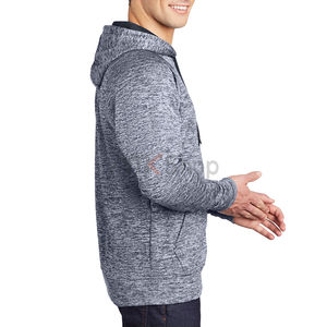 Sudadera con capucha básica en blanco de invierno para hombre Logotipo personalizado 100% Algodón Impermeable Venta de servicio OEM de alta calidad - Product Image 3