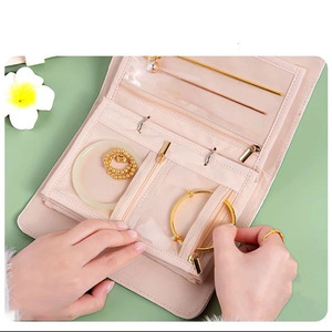 Mới đến phong cách hiện đại ly hợp hình dạng mềm da trang sức lưu trữ bao bì túi để bán với giá chiết khấu cho mua số lượng lớn - Product Image 2