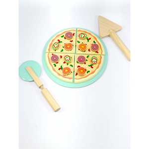 Juego de Pizza de Madera para Niños, Juguete de Cocina para Jugar y Educar, Empaquetado en Caja - Product Image 3