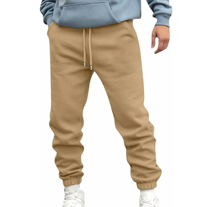 Pantalons de survêtement pour hommes en polaire respirant et imperméable, décontractés, pour l'extérieur, doux, légers, couleur unie, taille mi-haute, joggers - Product Image 6