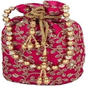 Bolso de Mano de Diseño para Mujer, para Fiestas, al por Mayor, Ecológico, de Algodón, con Cierre de Cremallera y Forro de Algodón Bordado - Product Image 2