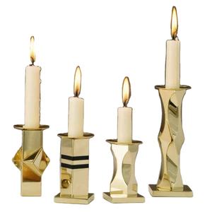 Portavelas para decoración de sala de estar, candelabro de color dorado de diseño elegante para el candelero más vendido a un precio atractivo - Product Image 1