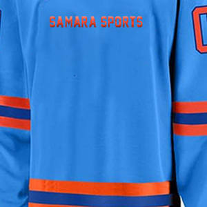 Jersey de hockey sobre hielo del equipo internacional de gran tamaño con parche bordado reversible sublimado con logotipo personalizado - Product Image 3