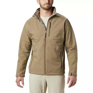 Custom <b>Men</b> Canvas <b>Soft</b> <b>Shell</b> Windbreaker <b>Jackets</b> 100% Polyester/Nylon Solid Color Waterproof Eco-Friendly Breathable Winter High - Product Image 1
