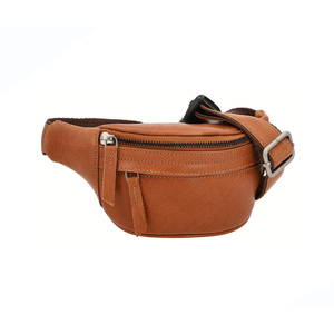 Riñonera de cuero genuino personalizada Unisex, riñonera impermeable con cierre de cremallera conveniente y elegante para hombres y mujeres - Product Image 4