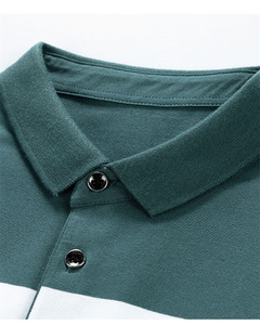 เสื้อโปโลกอล์ฟผู้ชายแขนสั้นพิมพ์โลโก้แบบกำหนดเองระบายอากาศได้แห้งเร็วเสื้อยืดลำลองไซส์ใหญ่สำหรับผู้ชาย - Product Image 3