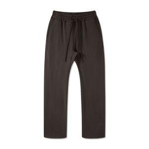 Pantalons pour hommes en gros, sur mesure, couleur unie, coupe slim, en coton, style streetwear, ample, unisexe, jambe droite, pantalon de survêtement délavé - Product Image 2