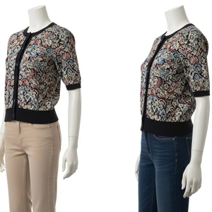 Blusas de punto con estampado ecológico, mezcla de algodón, ropa informal suave y transpirable, Tops cómodos de moda para mujer para uso diario - Product Image 4