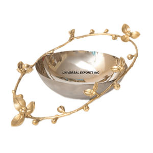 Cuenco de aluminio hecho a mano para chocolate dorado de excelente calidad, cuenco de Metal nuevo con estilo clásico, cuenco dulce ecológico - Product Image 4